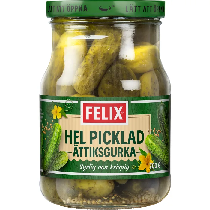 Ättiksgurka Hel 700g Felix