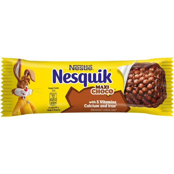 Bar Choklad Nesquick Maxi choco 25g Nestle
