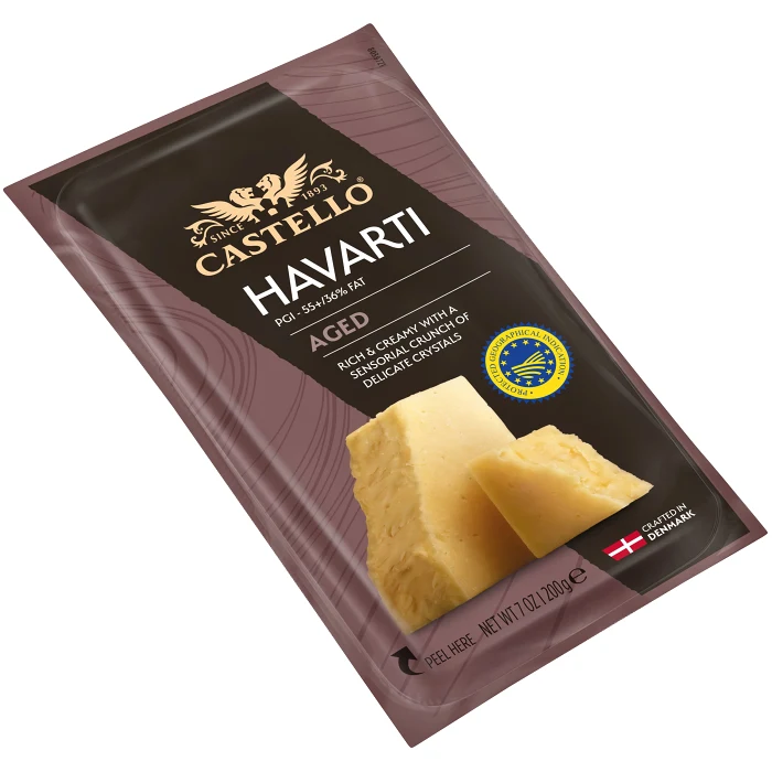 Aged Havarti hårdost 200g Castello