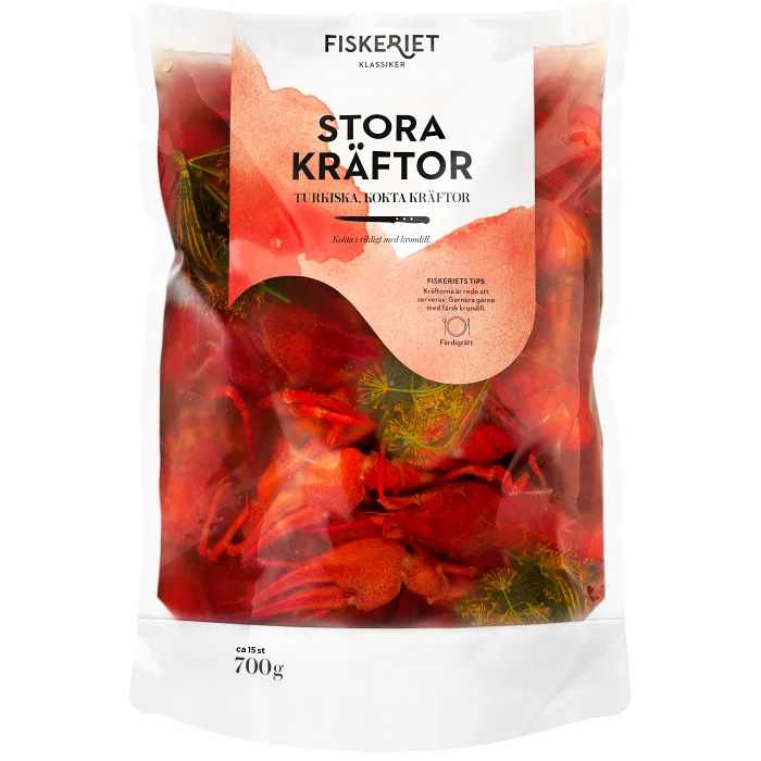 Kräftor stora turkiska 700g Fiskeriet