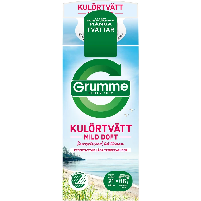 Tvättmedel Flytande Kulörtvätt 750ml Grumme