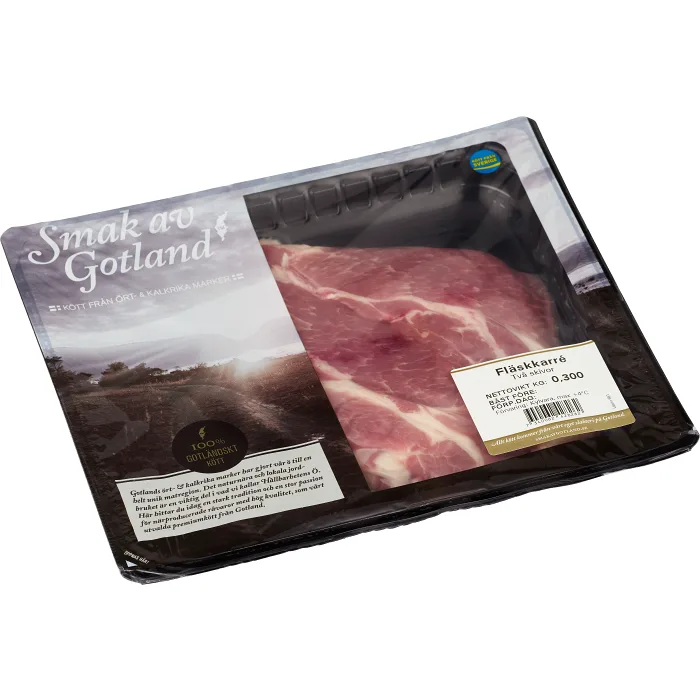 Fläskkarré skivad 300g Smak av Gotland