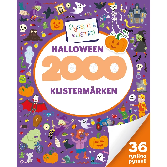 2000 klistermärken Halloween