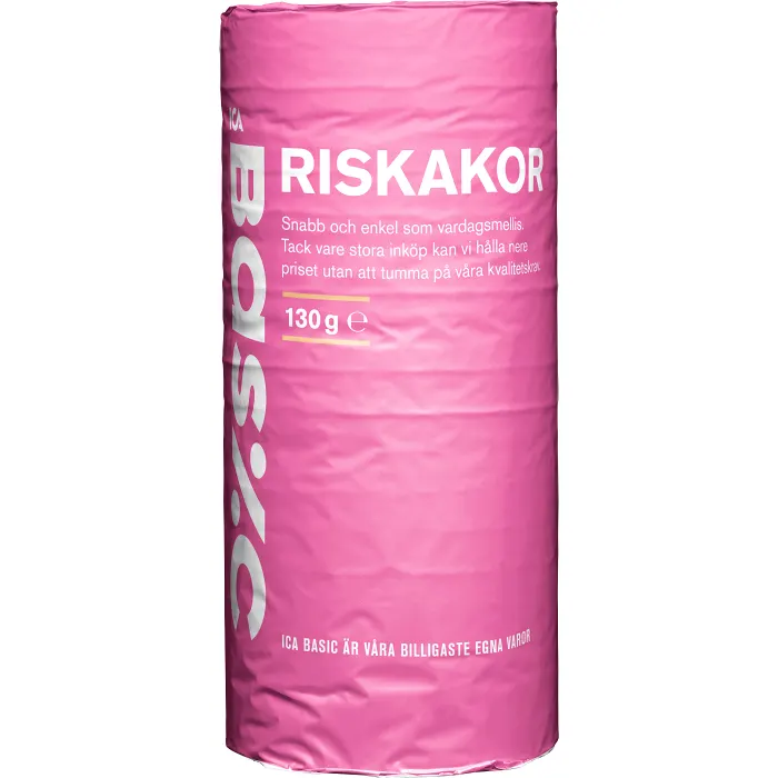Riskakor 130g ICA Basic