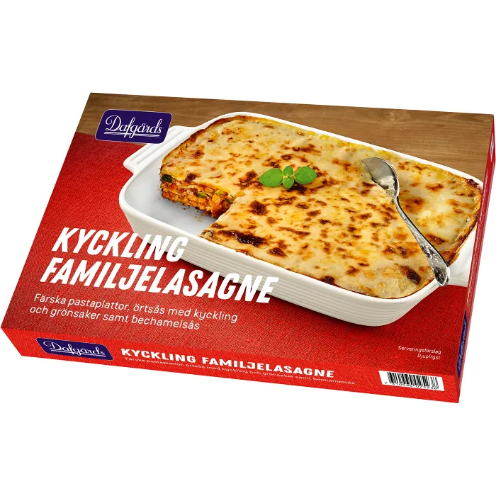 Familjelasagne Kyckling 1,4kg Familjen Dafgård