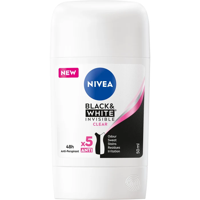 Deodorant Stick Black & White female 50ml Nivea