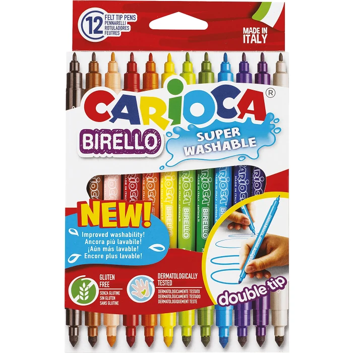Fiberpennor Birello 12-p Carioca