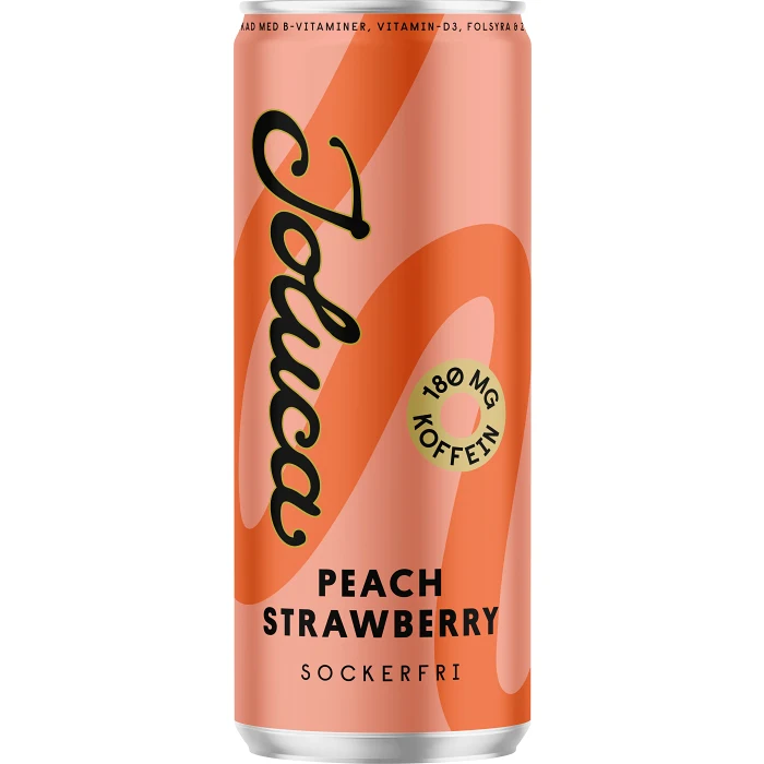 Energidryck Peach Strawberry 33cl Joluca