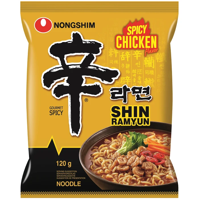 Nudlar Spicy Chicken 120g Nongshim