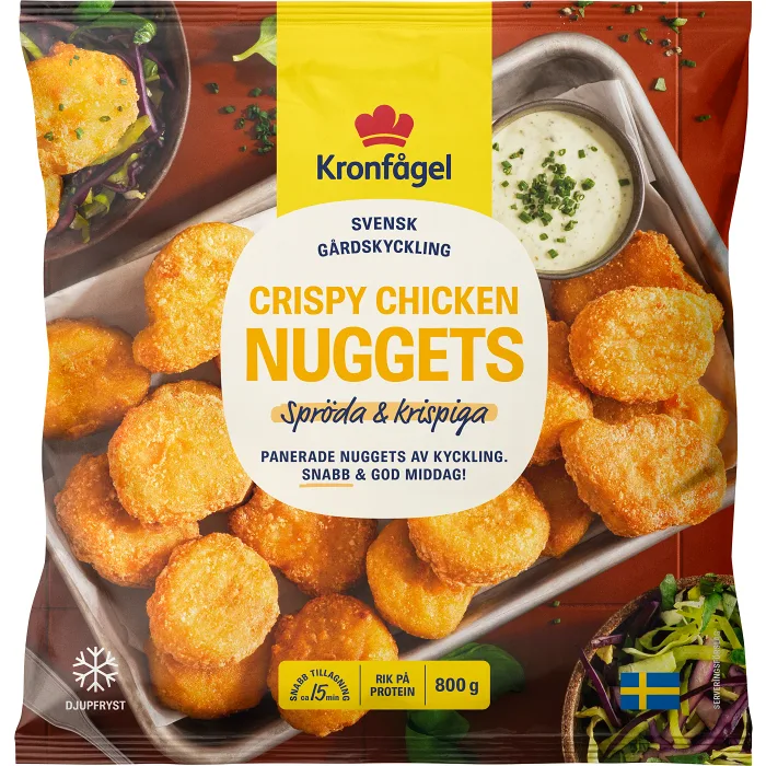 Chicken nuggets crispy 800g Kronfågel