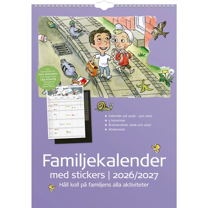 Familjekalender 26/27 Stickers