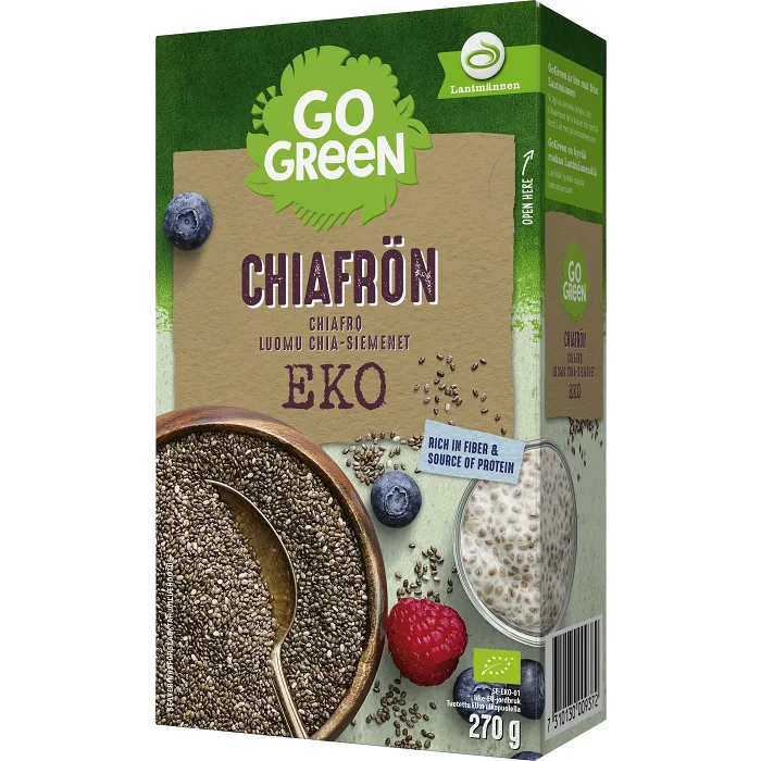 Chiafrön Ekologisk 270g GoGreen