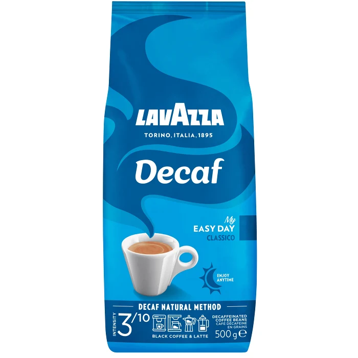 Kaffe Decaf Classico kaffebönor 500g Lavazza