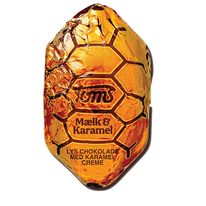Choklad Stycksak Sköldpadda Karamel Stor 27.5g Toms
