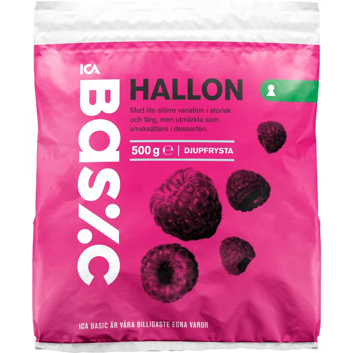 Hallon Fryst 500g ICA Basic