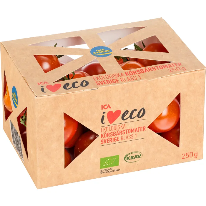 Körsbärstomater Ekologisk 250g ICA I love eco Klass 1