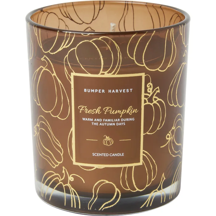 Doftljus Pumkin brun H8cm ICA