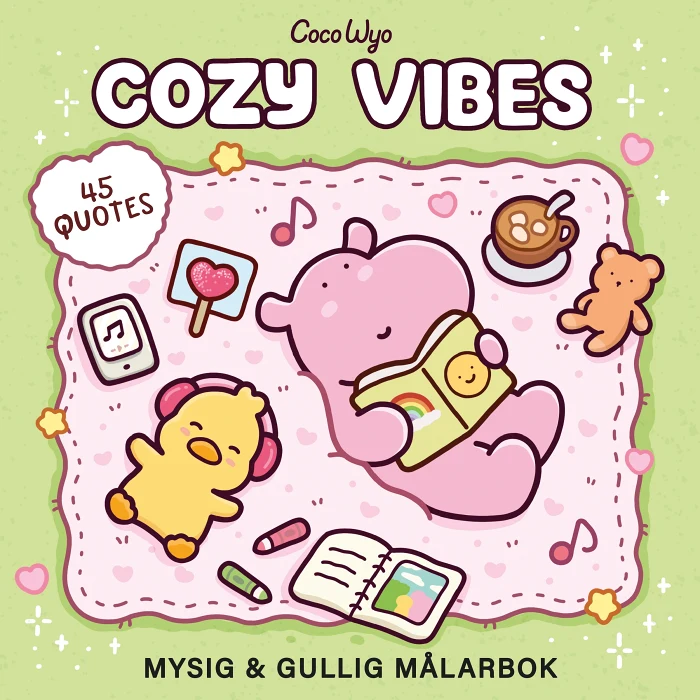 Målarbok : Cozy Vibes