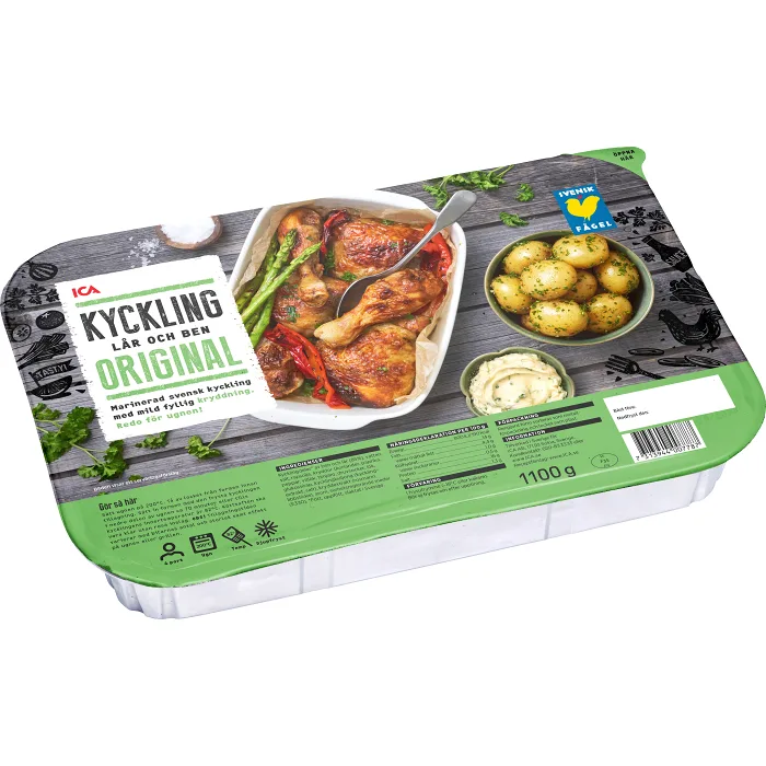 Marinerad kyckling Fryst 1,1kg ICA