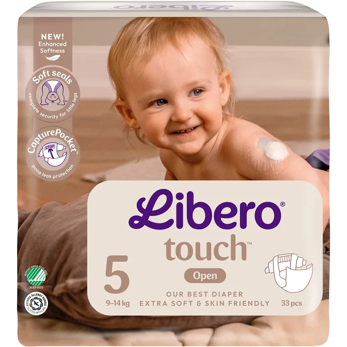 Blöjor Touch Strl 5 9-14kg 33-p Libero