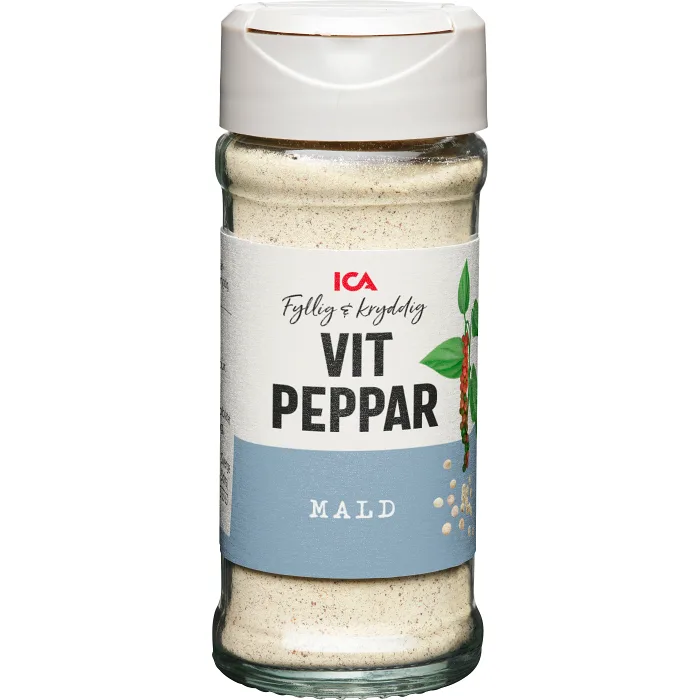 Vitpeppar Malen 45g ICA