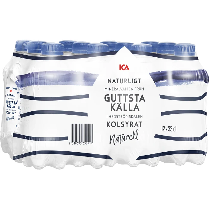 Kolsyrat Mineralvatten Naturell 12-pack ICA