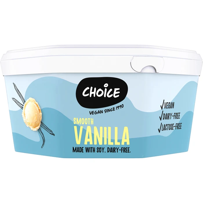 Glass Vanilj vegansk 750ml Laktosfri Choice