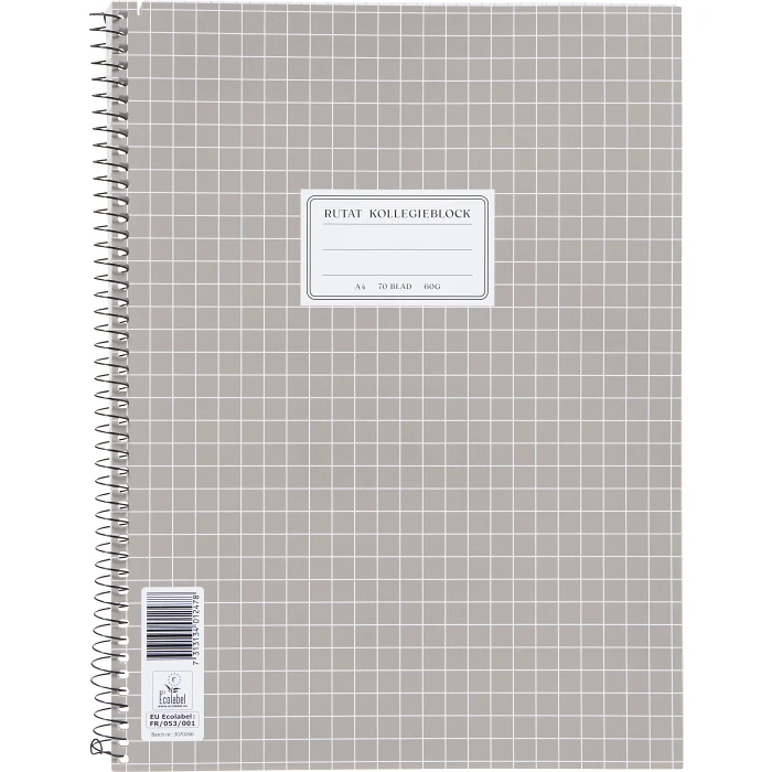Kollegieblock Bas Rutat A4