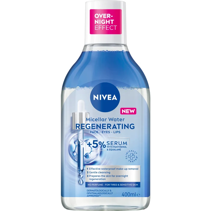 Micellärt vatten Micellar Water Regenerating +5% serum 400ml Nivea