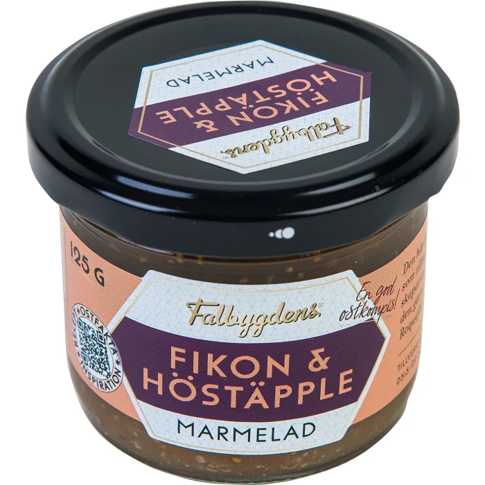Delikatessmarmelad Fikon & äpple 125g Falbygdens ost