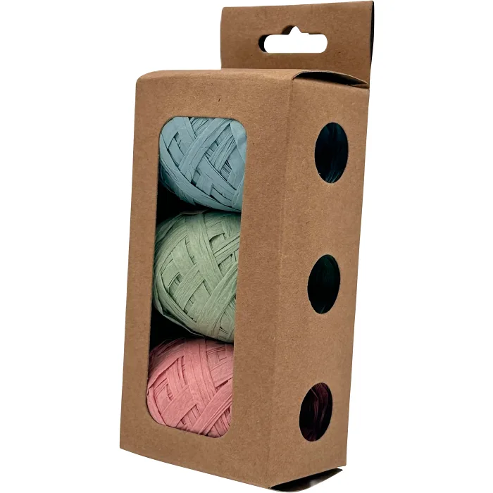 Presentband Rafia 3-pack 10mmx10m