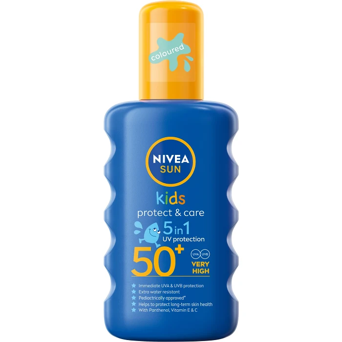Solkräm barn Protect & Care Kids Sun Spray SPF50+ 200ml Nivea Sun