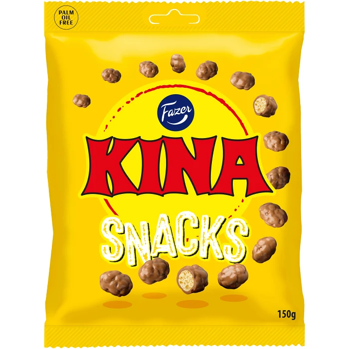 Kina Gul Snacks 150g Fazer