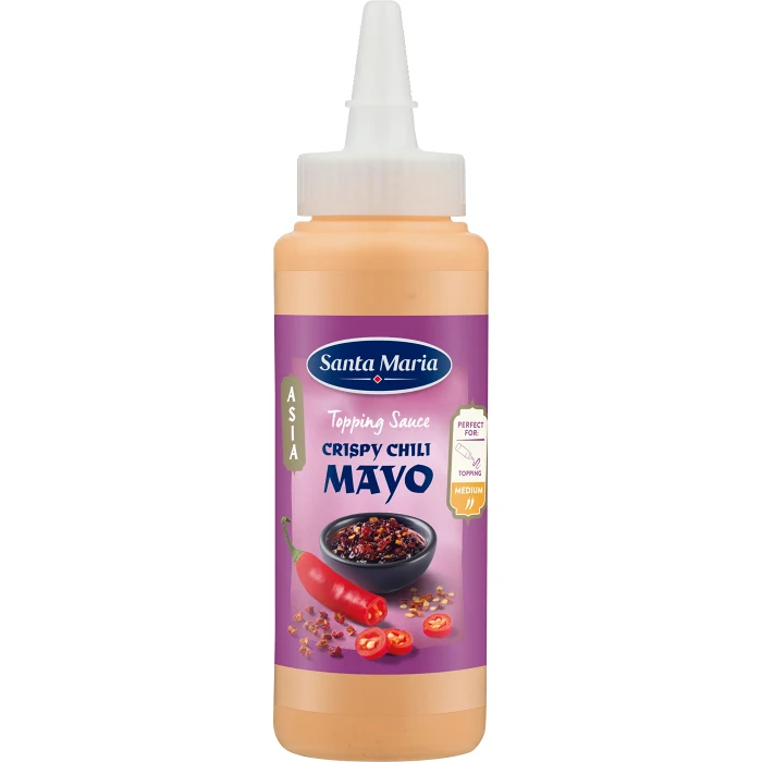 Topping sauce crispy chili mayo 250ml Santa Maria