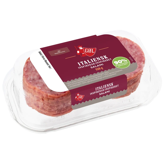 Salami Italiensk skivad 150g Göl Pölser