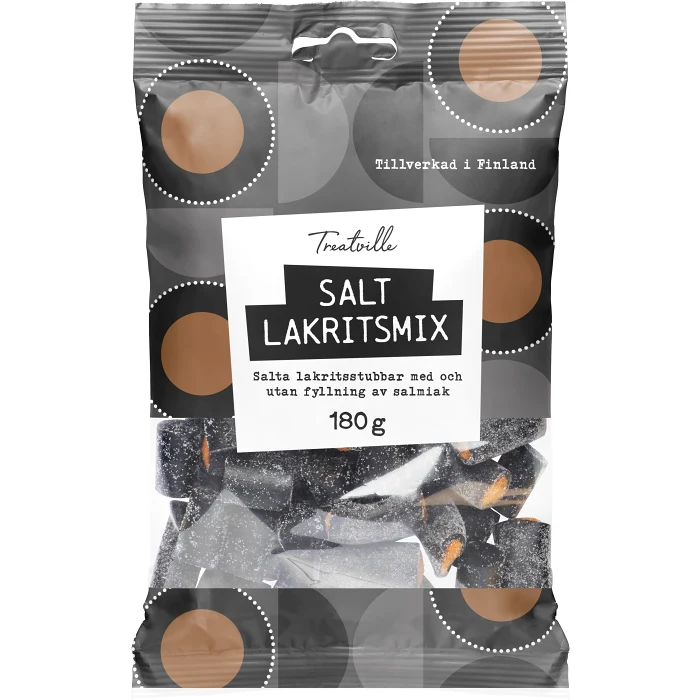 Salt Lakritsmix 180g Treatville