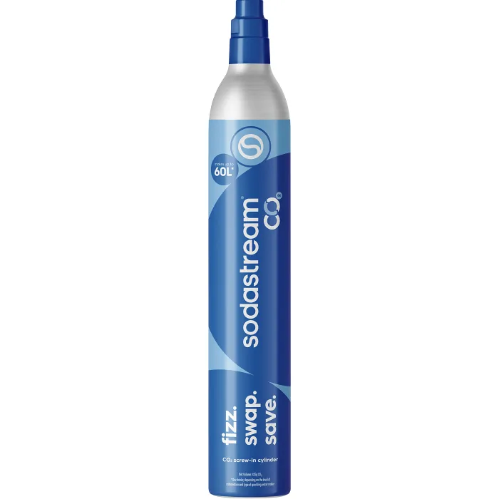 Kolsyrepåfyllning 60L SS Sodastream