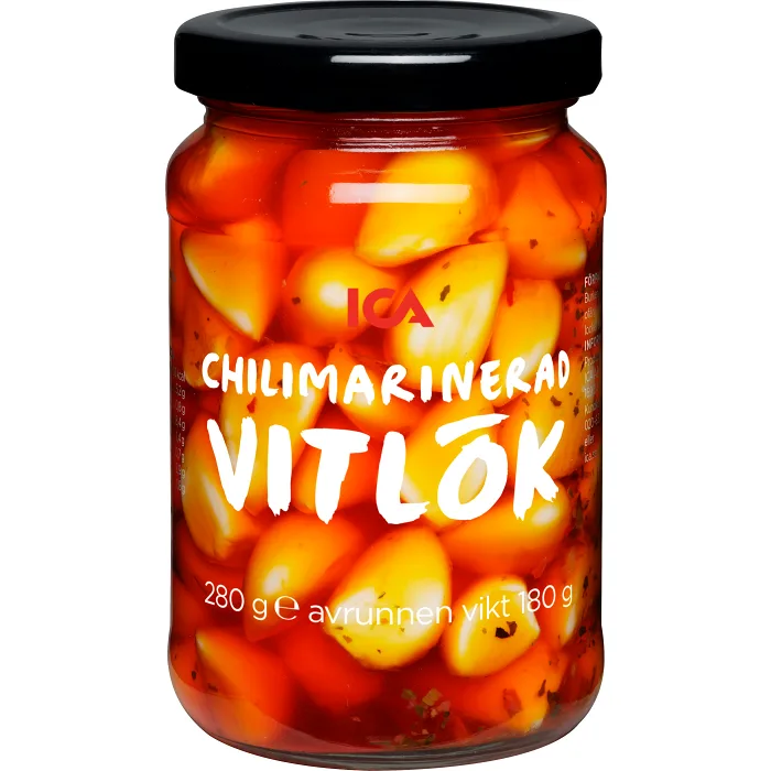 Vitlöksklyftor Chili 280g ICA