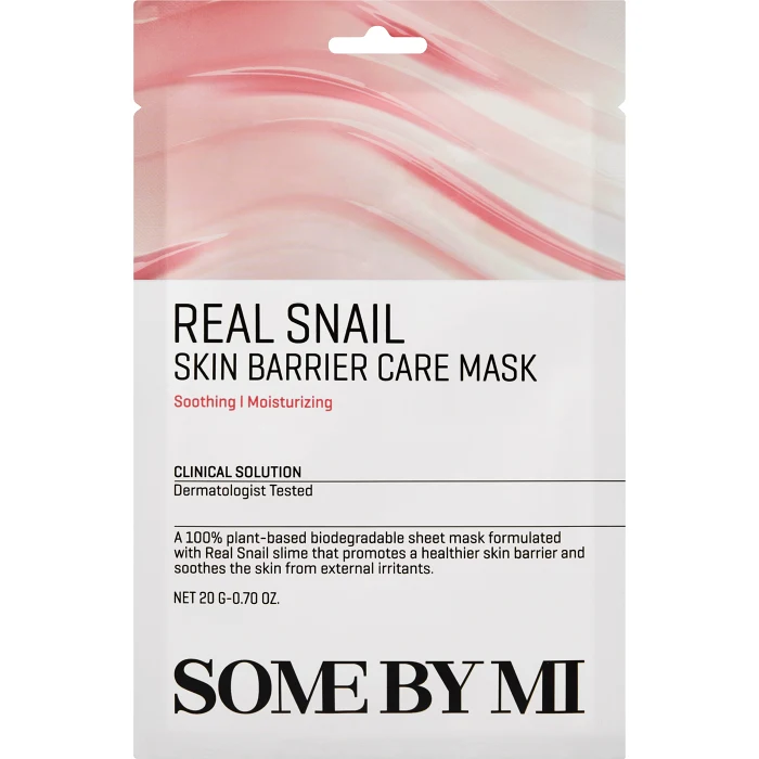 Ansiktsmask Real Snail Skin Barrier Care Mask 1-p Some By Mi