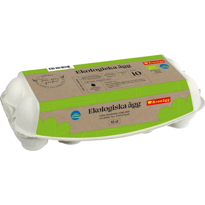 Ägg M/L Ekologiska 10-p Kronägg