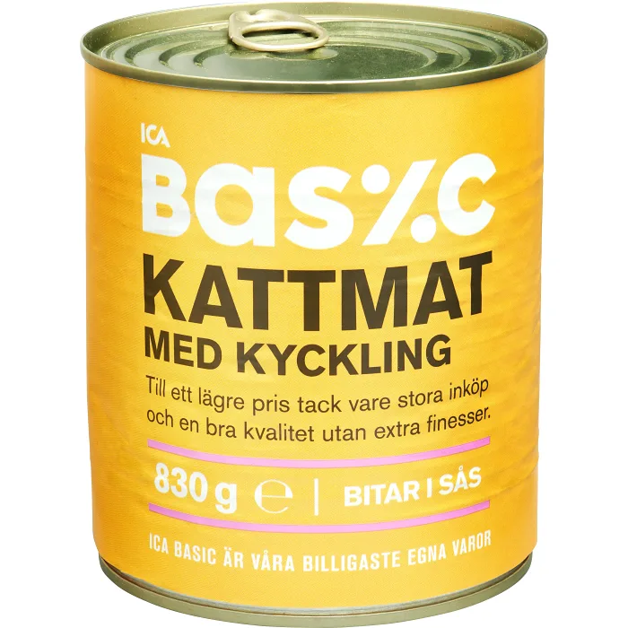 Kattmat Kyckling 830g ICA Basic