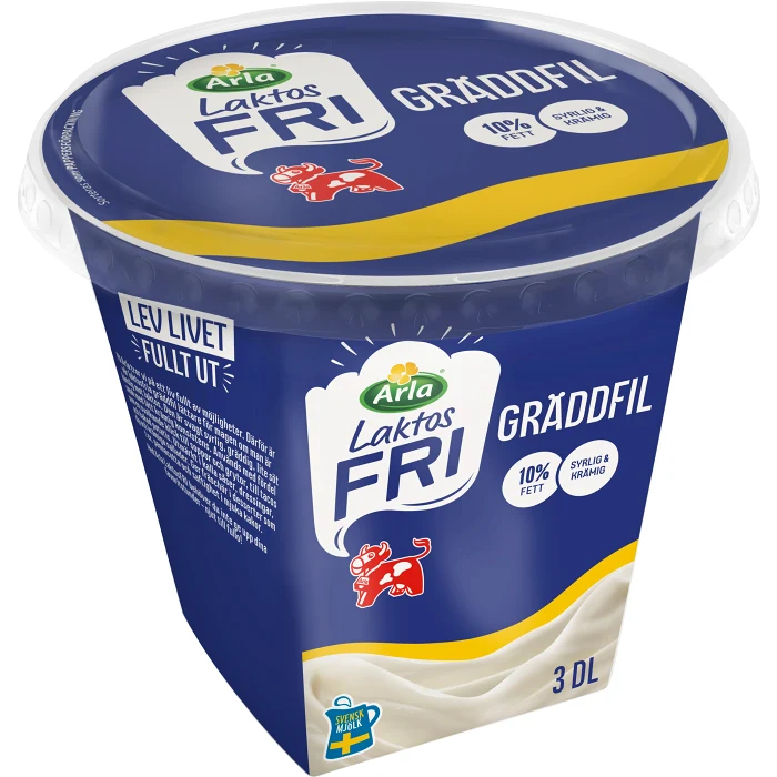 Gräddfil Laktosfri 10% 3dl Arla Ko®