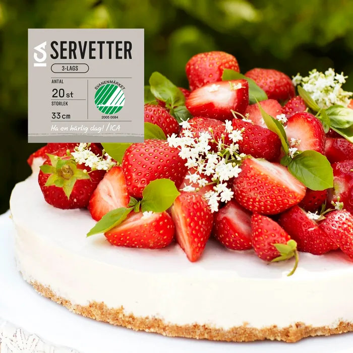 Servett 33cm Tårta 20-p ICA