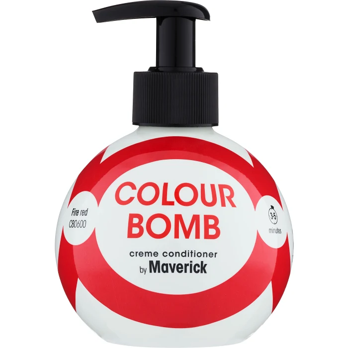 Färgbalsam för färgat hår Fire Red 250ml Colour Bomb