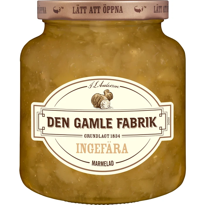 Marmelad Ingefära 380g Den Gamle Fabrik