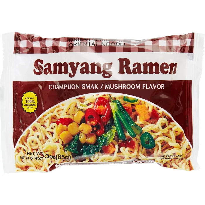 Nudlar Champinjonsmak 85g Samyang
