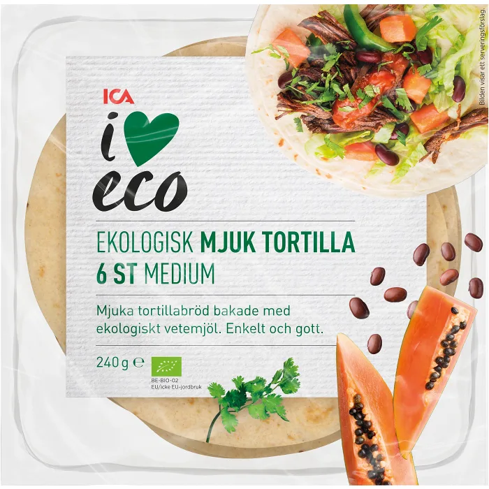 Tortillabröd 240g ICA I love eco