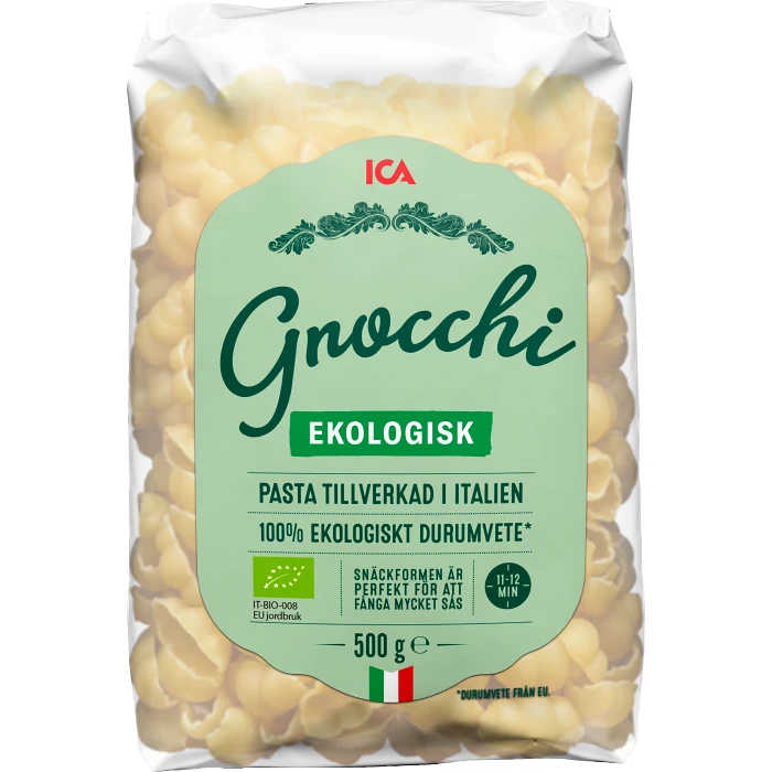 Gnocchi Pasta Ekologisk 500g ICA I love eco