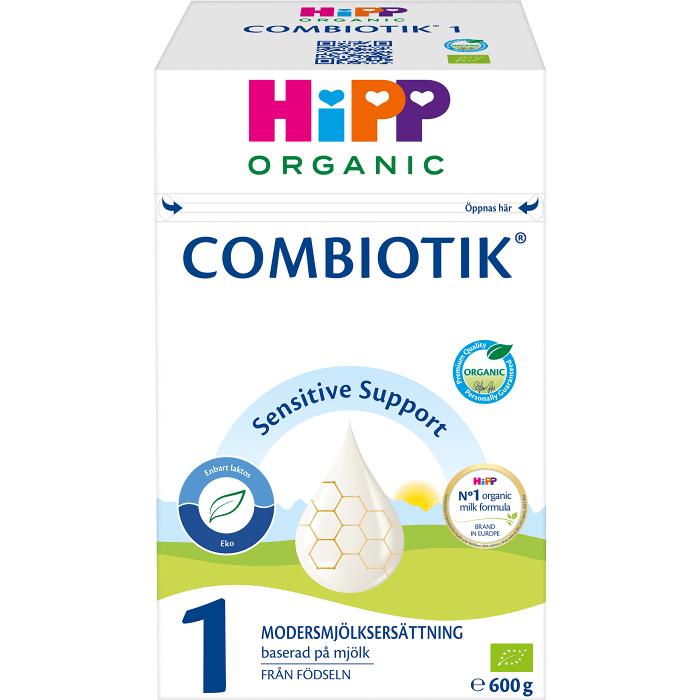 Modersmjölksersättning Combiotik 1 pulver Ekologisk 600g HiPP