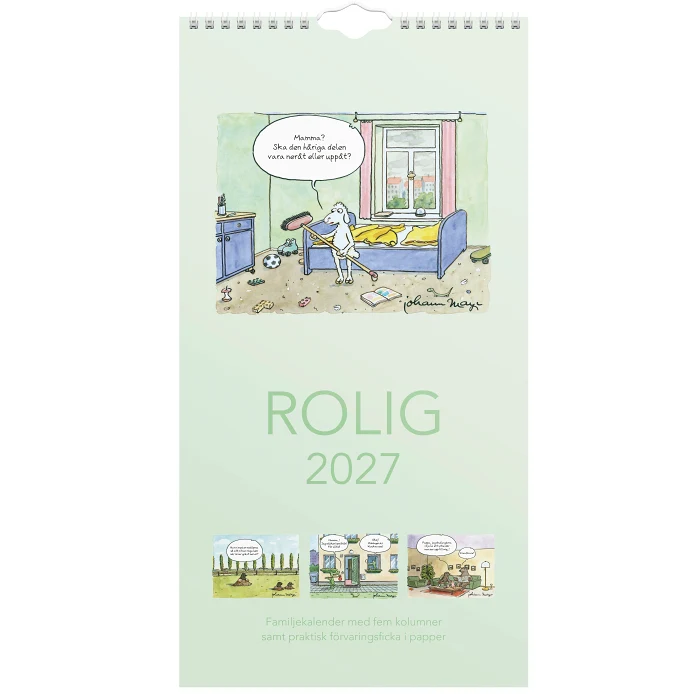 VäggKalender Familj Rolig 2027